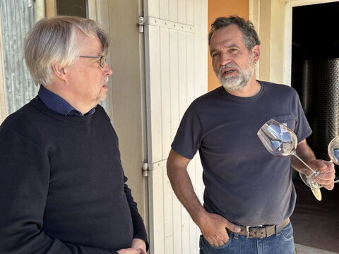 Mit Jérôme Bressy  © B. Bruun